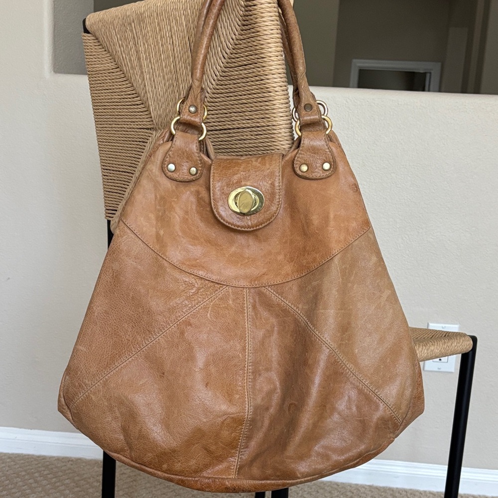 Anna Corinna Tan Leather Women's Bag